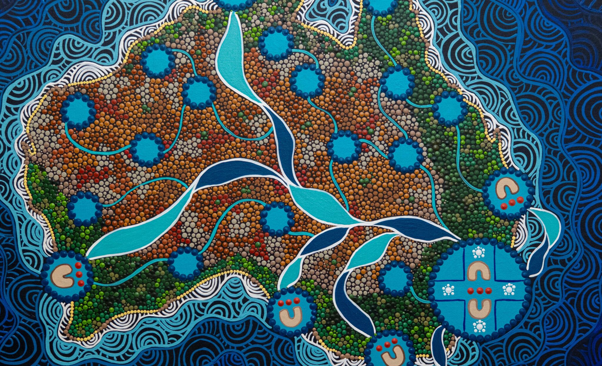 Painting by Lesley Salem